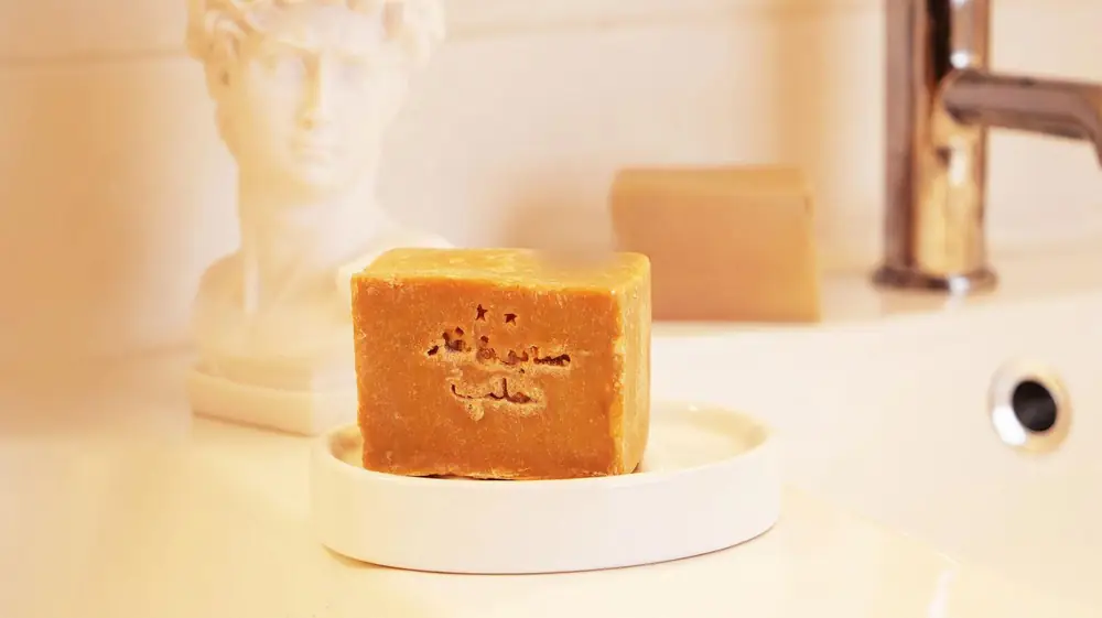 Aleppo soap bar, olive and laurel