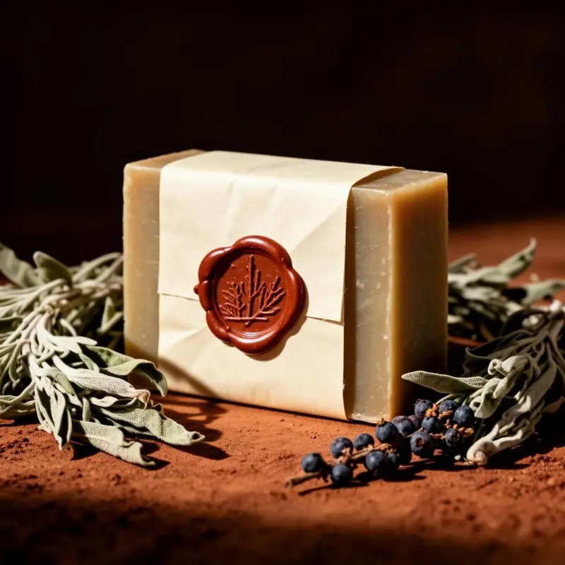 Apache desert sage soap with wax seal